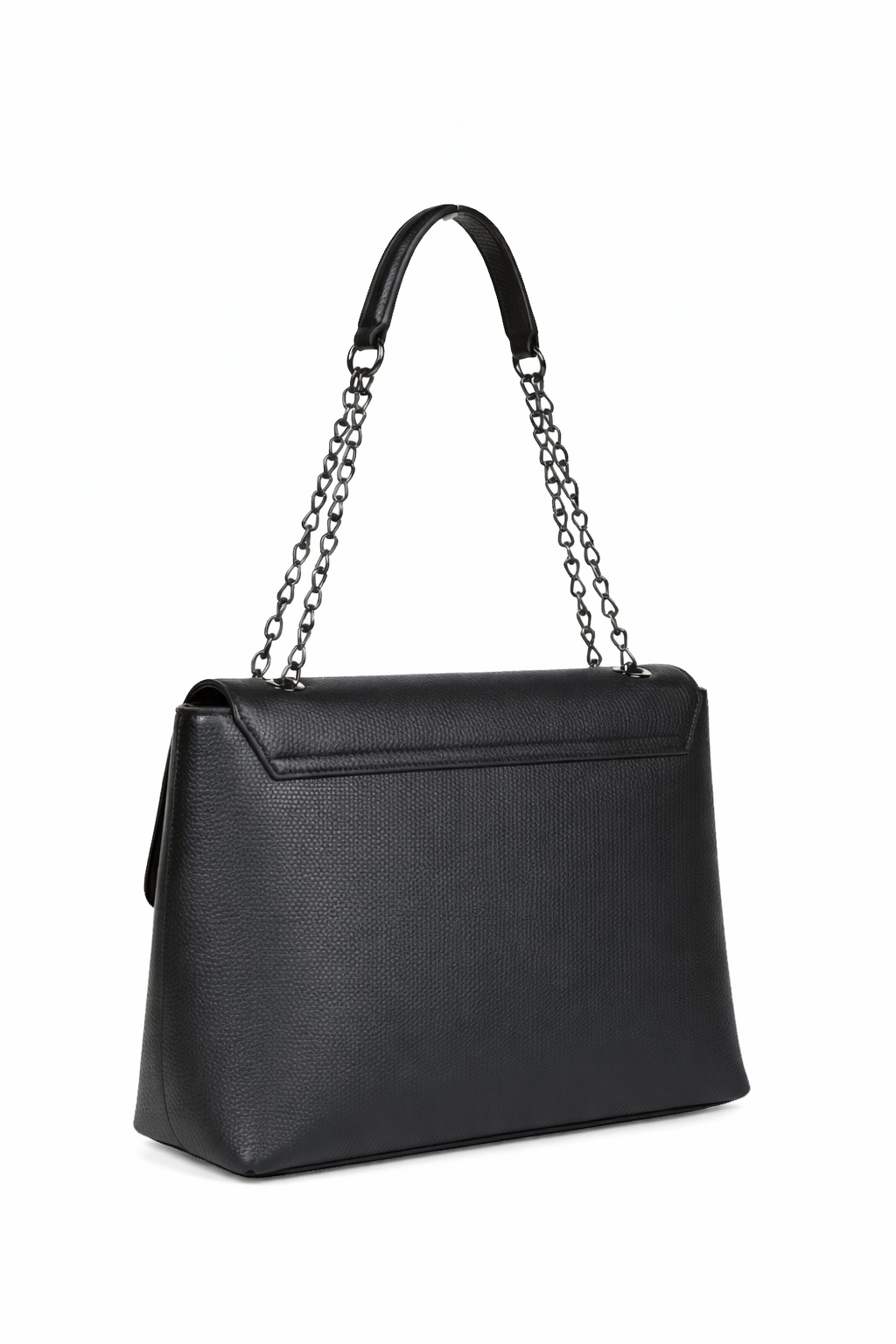 Noir Chain Elegance Tote
