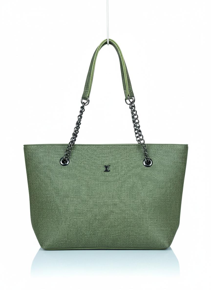 Textured Soft Leather Tote