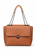 Noir Chain Elegance Tote