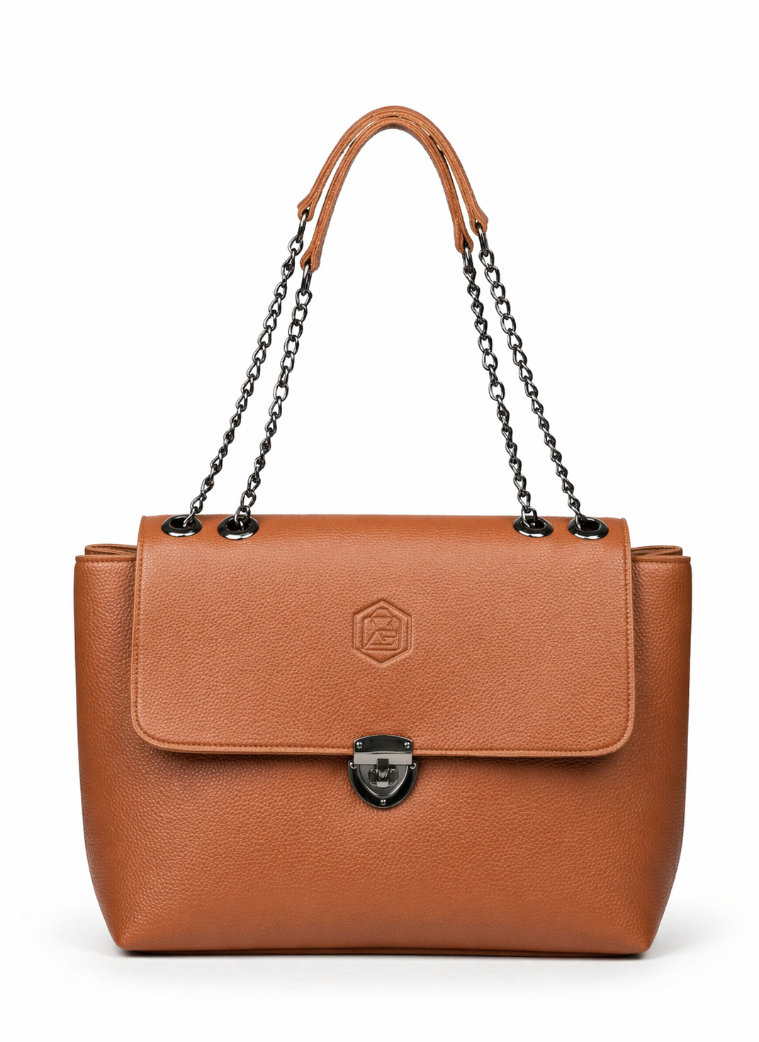 Noir Chain Elegance Tote